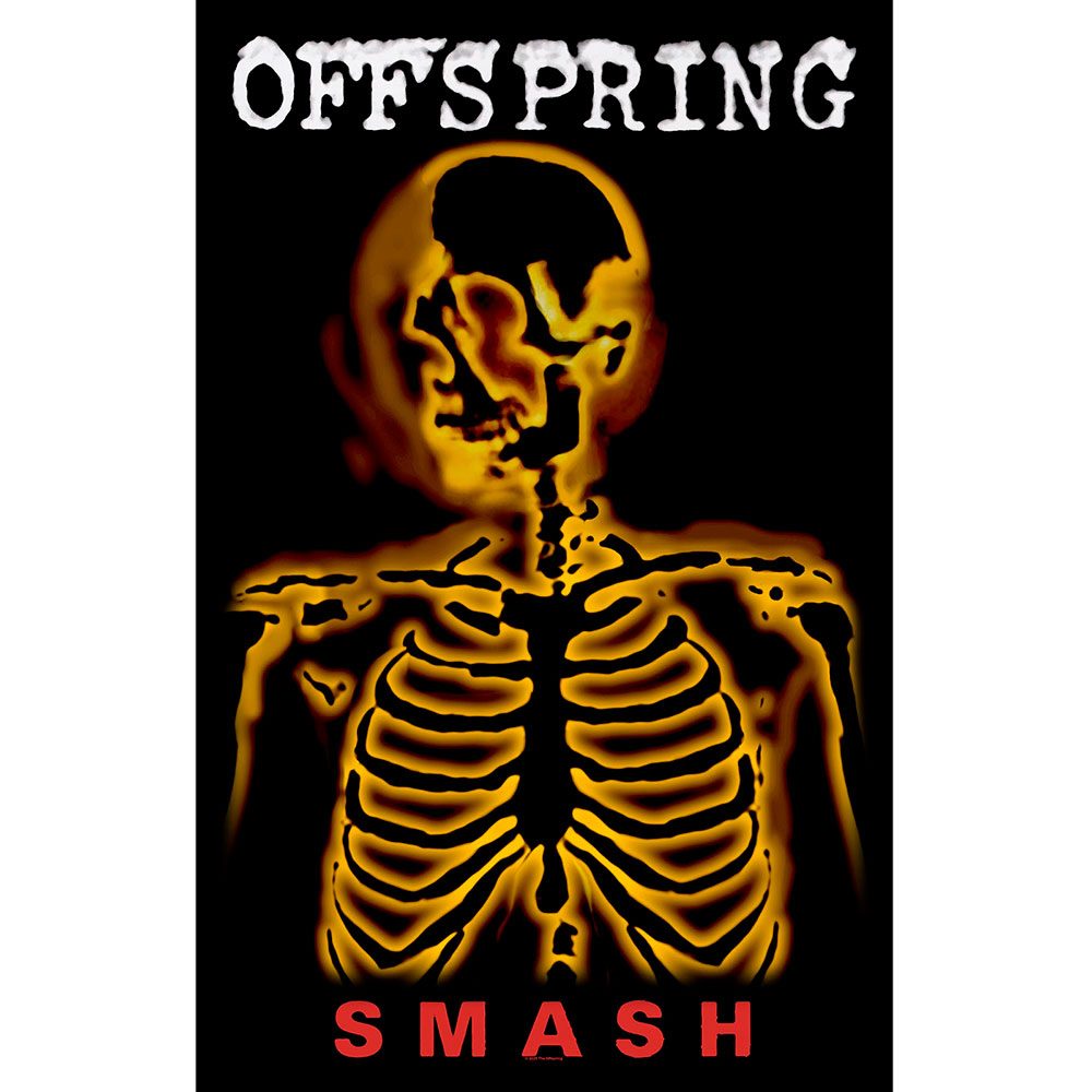 The Offspring - Smash Textiel Poster - Zwart